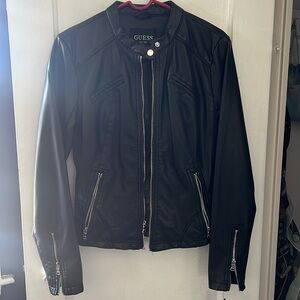 GUESS Leather Jacket - Never Worn
